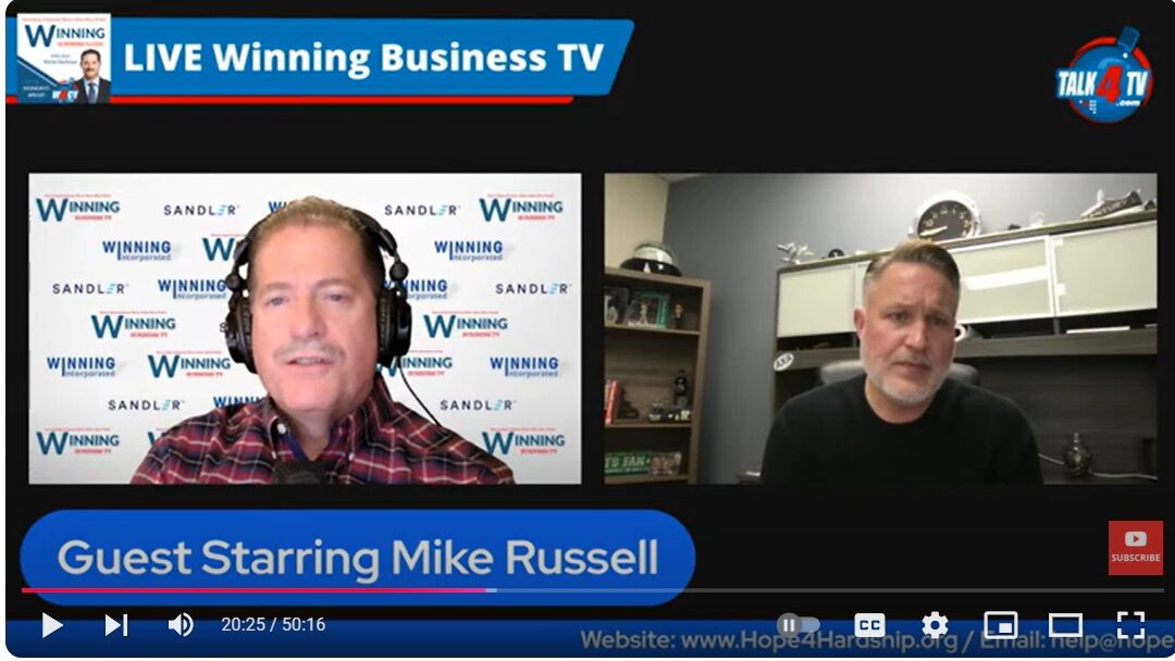 Hope4Hardship Founder Michael Russell Shares Foreclosure Insights on W4CY’s Winning Business Radio with Kevin Hallinan